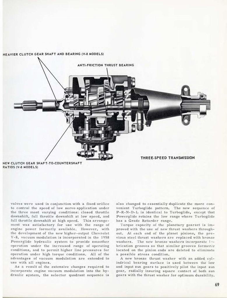 1958 Chevrolet Engineering Features Booklet Page 79